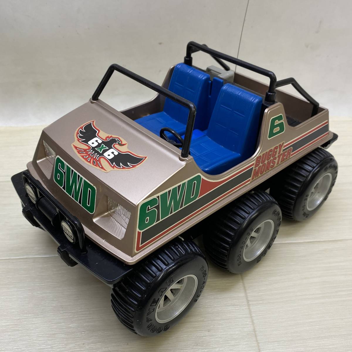 ▲当時物 TOMY TAIYO タイヨー トミーラヂオレーサー バギーモンスター 6WD ラジコン トイラジコン レトロ 動作確認済み USED ▲ C12737_画像2