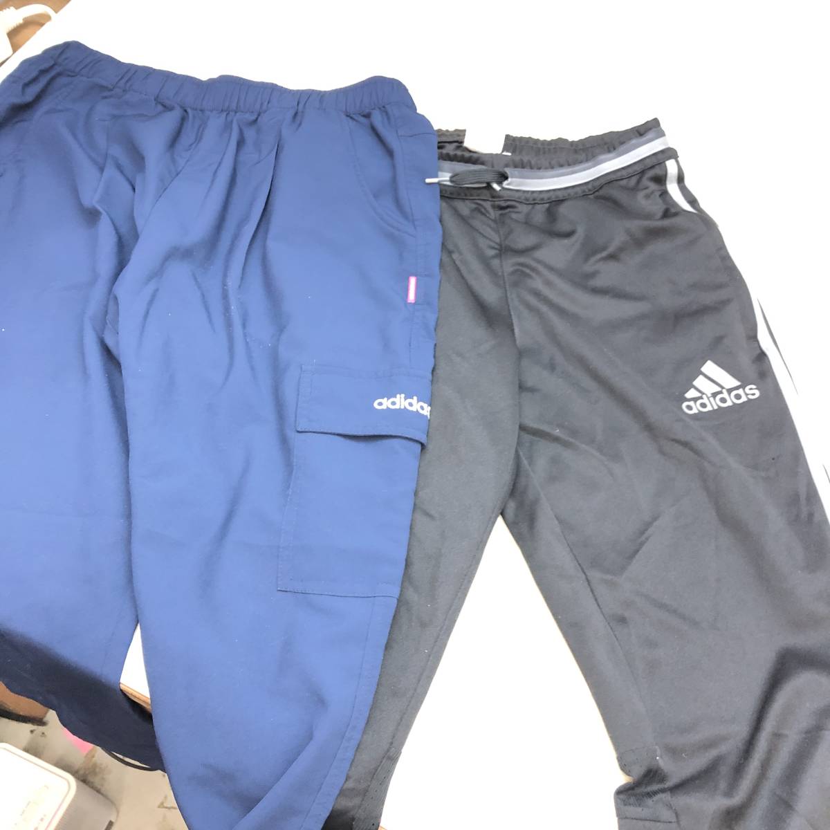 △ adidas アディダス スポーツウエア まとめ売り サイズいろいろ 半袖 半ズボン 長ズボン Tシャツ ユニフォーム メンズ USED △K72357_画像6