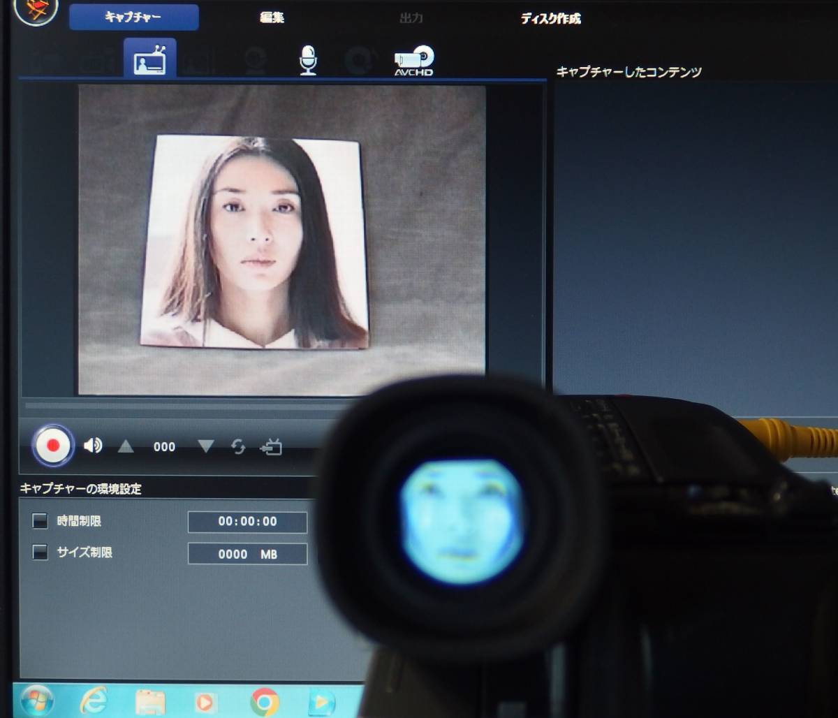 ★☆動作確認済み !! SONY Video8ビデオカメラ CCD-TRV11☆★_PCキャプチャー出来ました。
