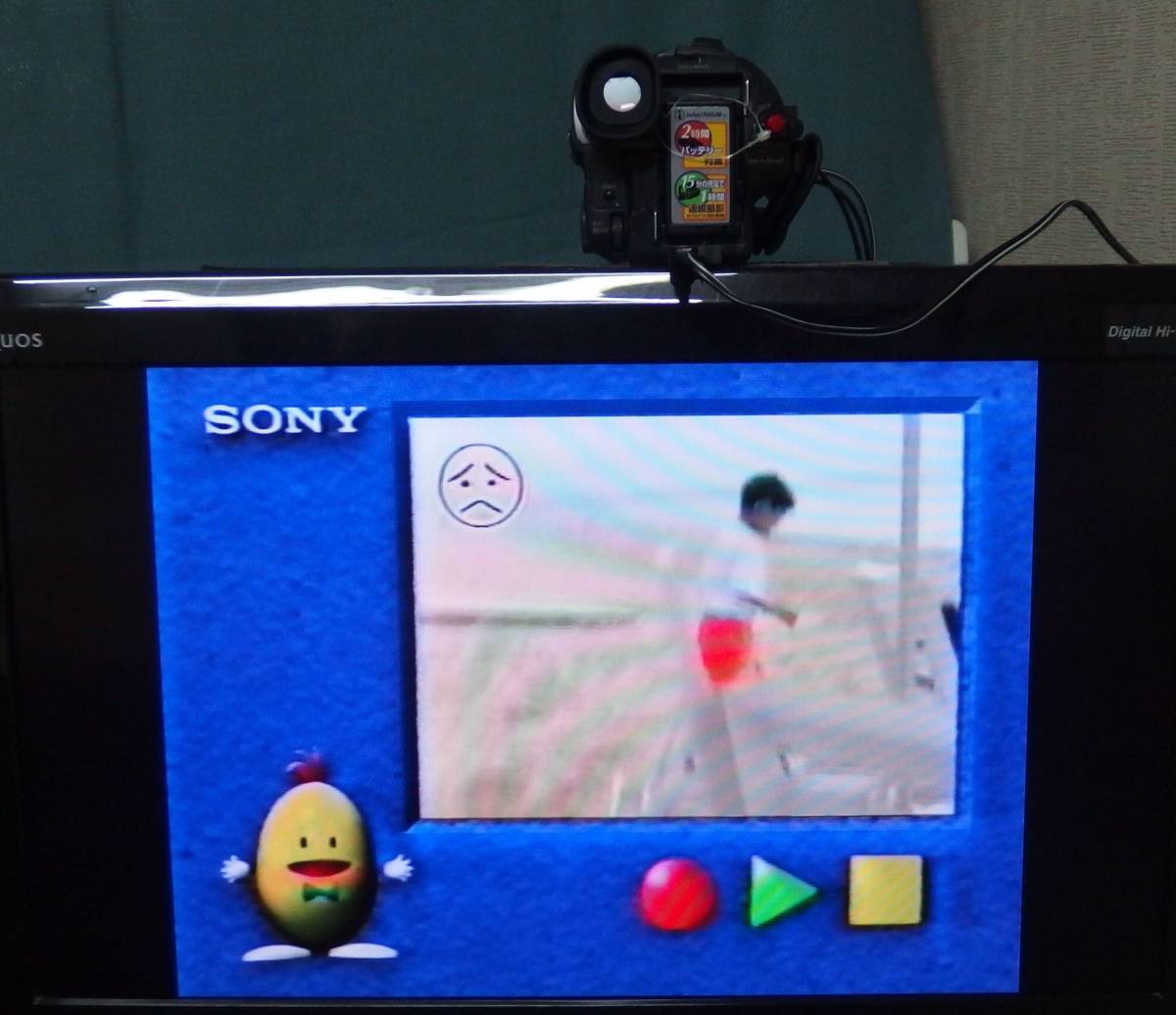 ★☆動作確認済み !! SONY Video8XRビデオカメラ CCD-TR280　☆★_他機種録画テープの再生出来ました。