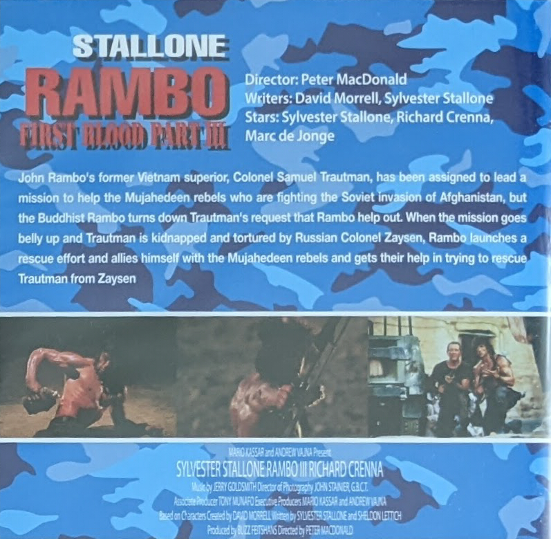 新品 韓国盤 RAMBO ランボー 1~3 DVD + Blu-ray パック 外国映画 洋画 シルベスター・スタローン リチャード・クレンナ テッド・コッチェフ_画像6