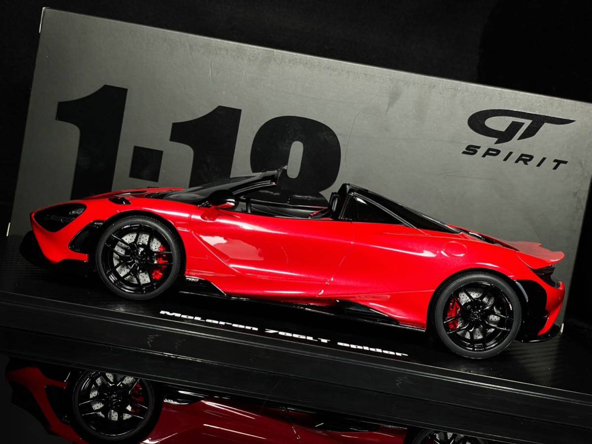 GT-Spirit 1:18 McLaren 765LT Spider 2021 Vermillon Red 限定999 絶版 GTスピリッツ マクラーレン 765LT スパイダー_画像3