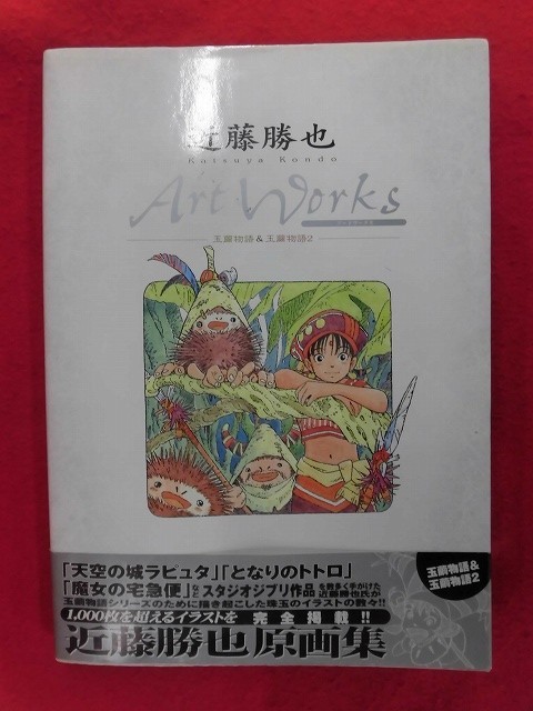 V183 近藤勝也アートワークス玉繭物語/玉繭物語2　スタジオDNA DNAメディアブックス 2002年初版_画像1