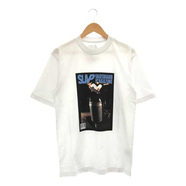 PALACE SKATEBOARD SLAP MAG Tシャツ スラップマガジン 半袖 フォトプリント メンズ S ホワイト パレス スケートボード トップス A8888◆_画像1