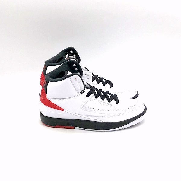 NIKE AIR JORDAN 2 RETRO CHICAGO スニーカー エアジョーダン シカゴ DX2591-106 ハイカット 箱付き 25cm ホワイト ナイキ 靴 B1442◆_画像5