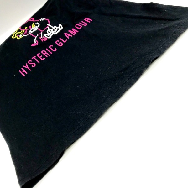 HYSTERIC GLAMOUR 2019model NIGHT GROOVE ナイトグルーブ Tシャツ メンズ Sサイズ ブラック系 ヒステリックグラマー トップス A1710◆_画像6