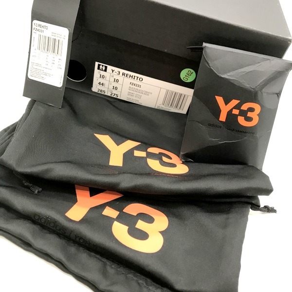 Y-3 REHITO Sneaker FZ4331 レトロ スニーカー シューズ ストリート メンズ サイズ27.5㎝ ブラック系 ワイスリー 靴 B2626◆_画像9