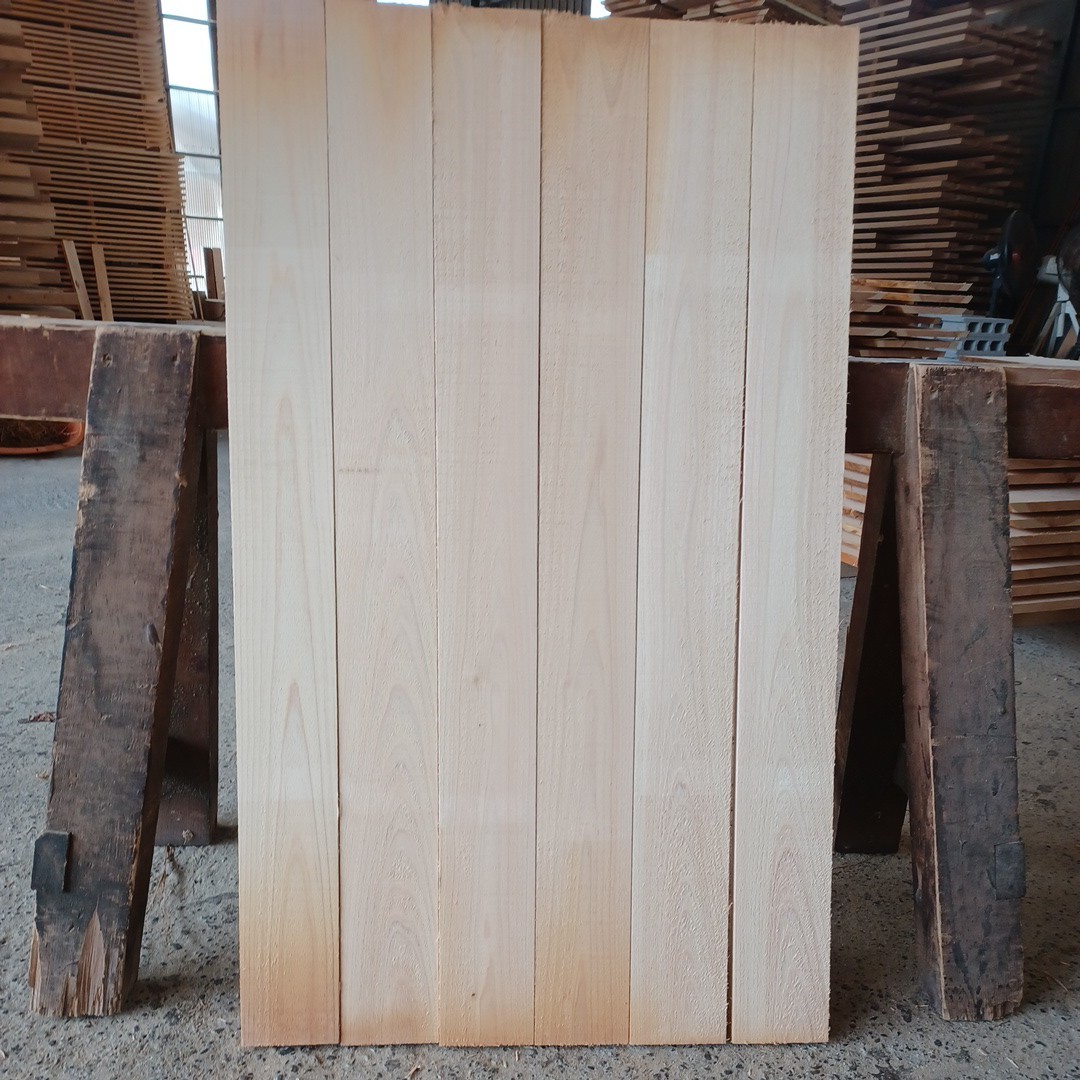 B-1491 【100×9.6～10.1×1.5cm】国産ひのき　板　6枚セット　テーブル　棚板　看板　一枚板　無垢材　桧　檜　DIY_画像5