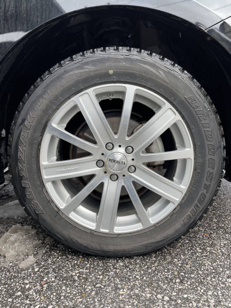 コスミック　アルミホイール　ヴェネルディ　エレボラーニ　ブリザック 235/60R18 ４本セット　CX-7 CX-5 CX-8 ハリアー　デリカ　ムラーノ_画像2