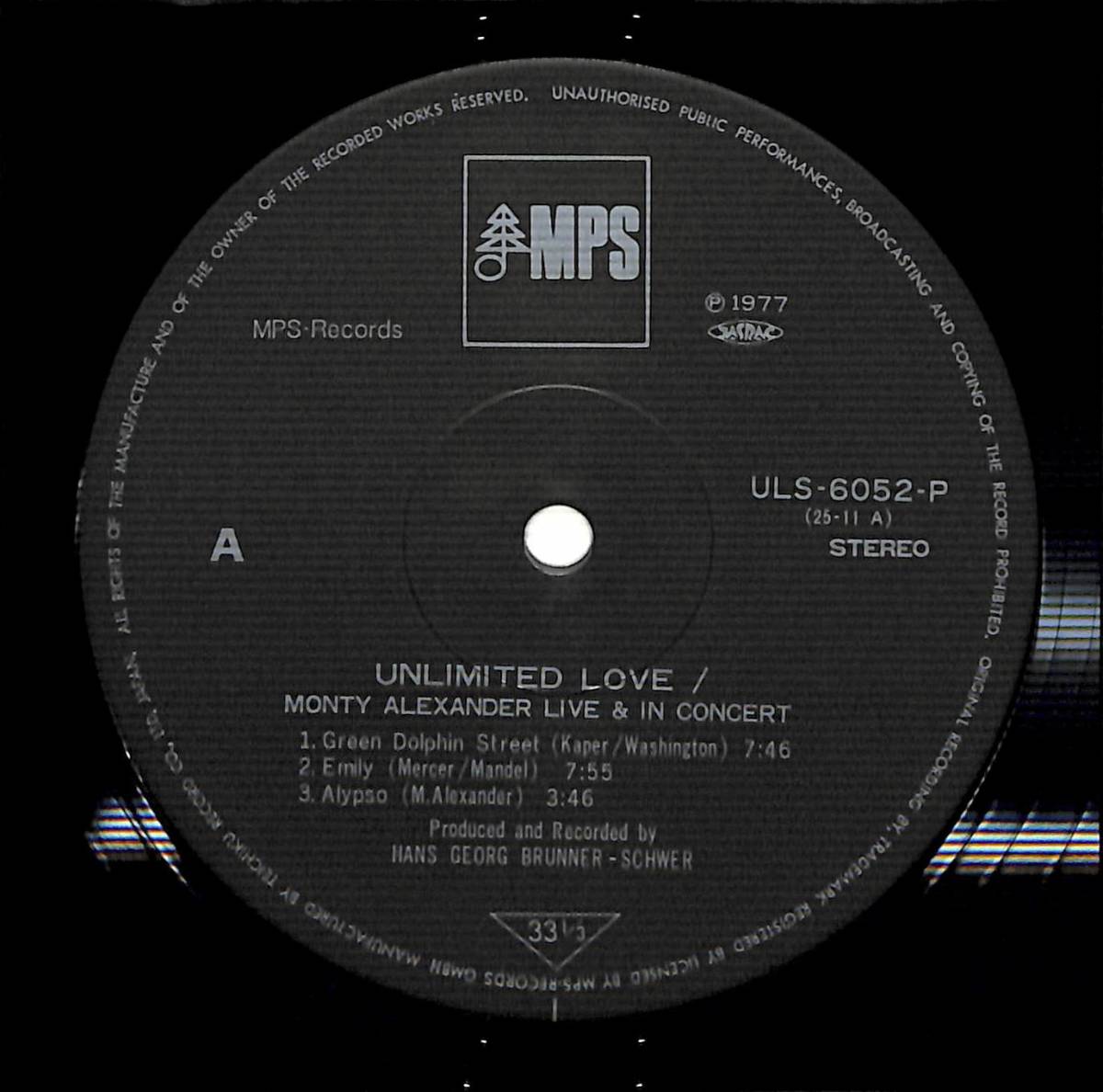 e1016/LP/Monty Alexander/Unlimited Love/Live & In Concert_画像3