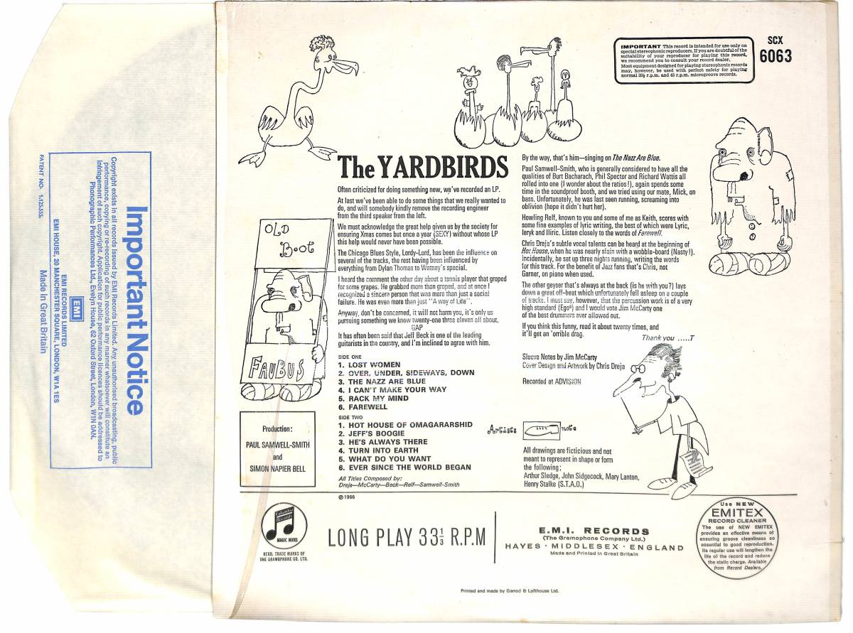 e0574/LP/英/Yardbirds/The Yardbirds_画像2