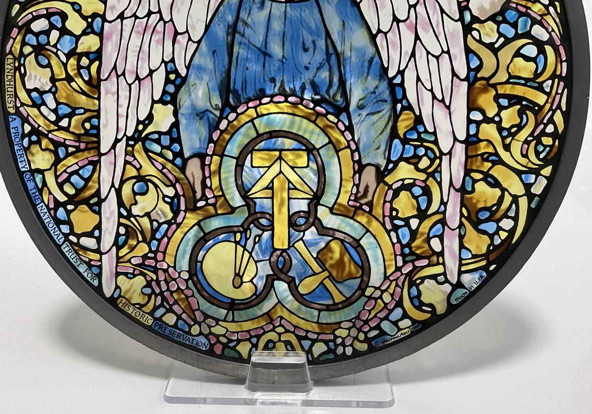 ★貴重★ ティファニー Angel of the Arts 天使 ステンドグラス グラスマスター Tiffany Glassmasters_画像3