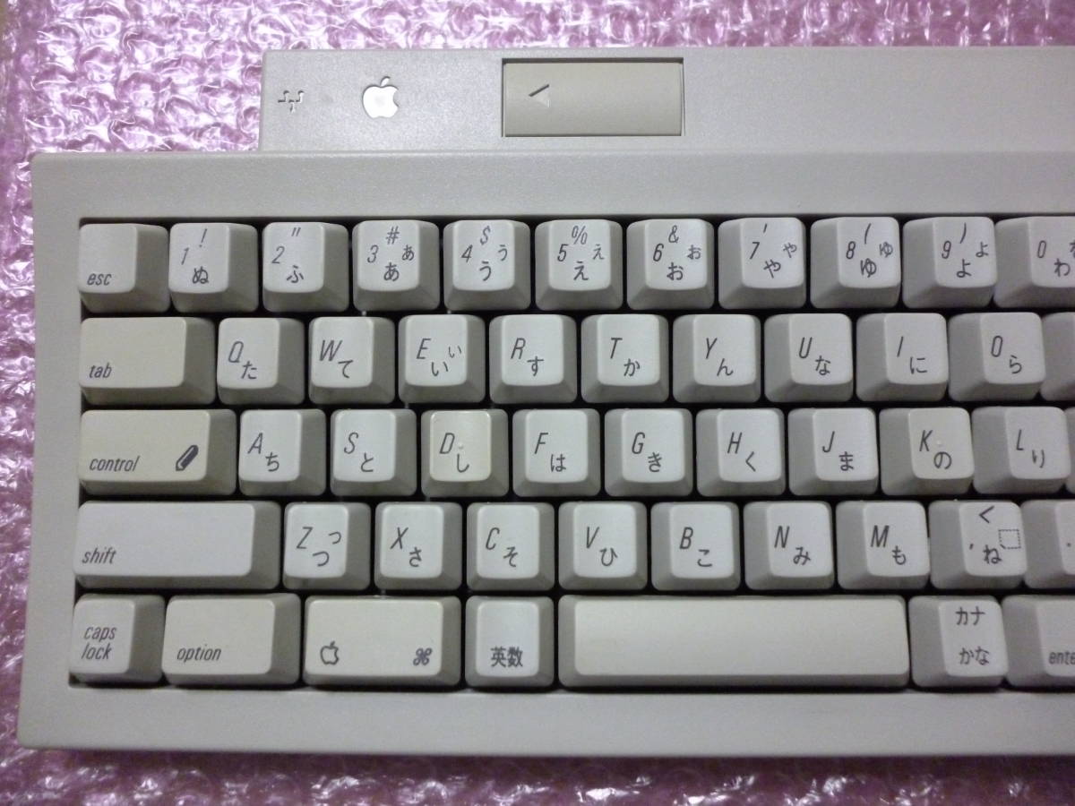 ★中古★Apple Keyboard II ADB接続 キーボード 基本動作確認済み OldMac 2_画像3