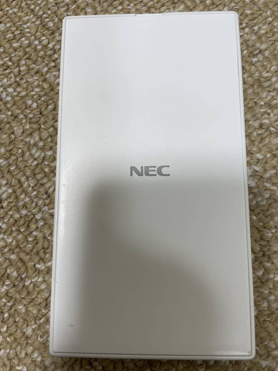 NEC Aterm SIMフリー Wi-Fiルーター MR05LN ホワイト 正常動作品_画像2