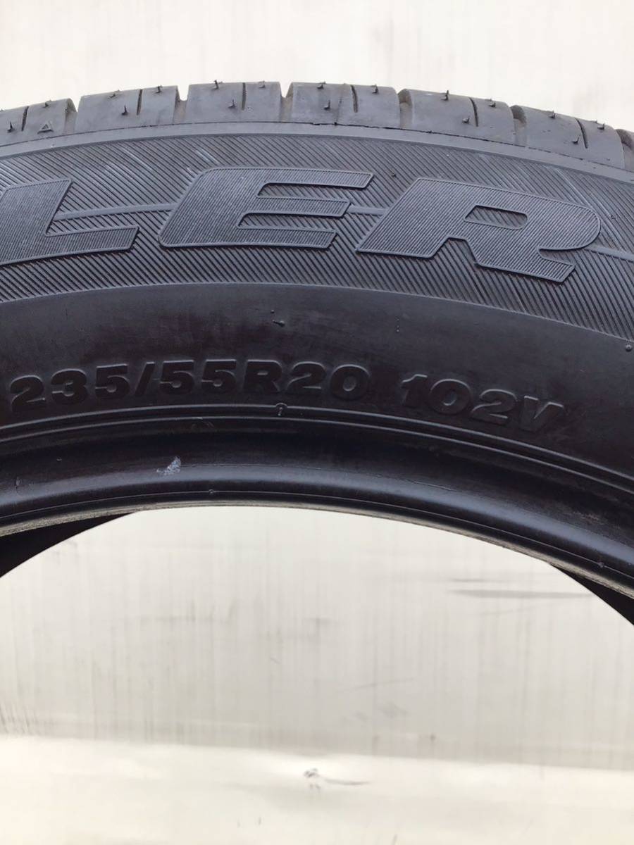 BRIDGESTONE DUELER H/L 33A ブリヂストン デューラー 235/55R20 102V 中古品2本_画像7