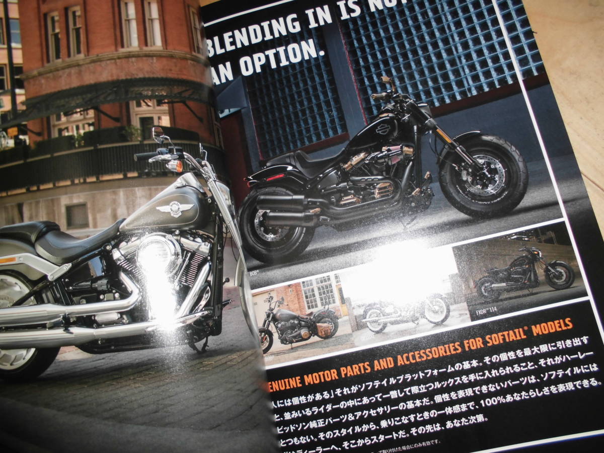 未使用！非売品！ハーレーダビッドソン 2019年カタログ//2019 Harley-Davidson Motorcycles_画像2