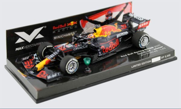 【即決・特価ミニカー】MV別注 ミニチャンプス 1/43 レッドブル・ホンダ RB16B M.フェルスタッペン 2021年オランダGP優勝 No.33