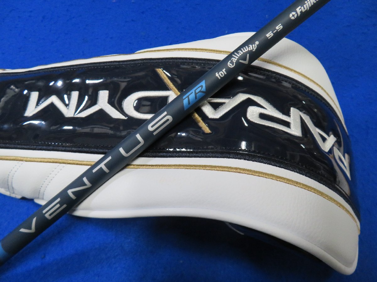 【中古】★左・レフティ★キャロウェイ　2023　パラダイムドライバー（10.5°）【S】ベンタス TR 5 for Callaway＜HCあり、レンチなし＞_画像5