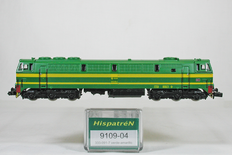 HISPATREN #9109-04 ＲＥＮＦＥ（スペイン国鉄） ３３３型 ディーゼル機関車 （グリーン）