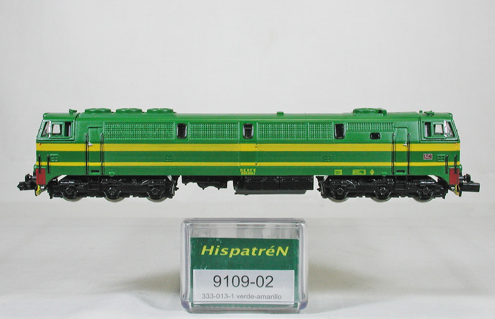 HISPATREN #9109-02 ＲＥＮＦＥ（スペイン国鉄） ３３３型 ディーゼル機関車 （グリーン）