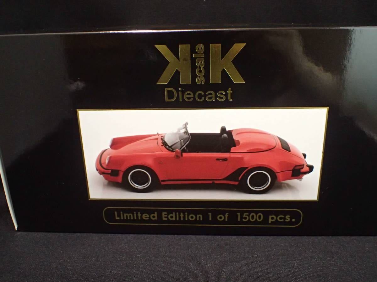 1/18 KK-Scale Porsche 911 Speedster 1989 レッド(ノレブ, ポルシェ, KKDC180451, 1500台限定)_画像1