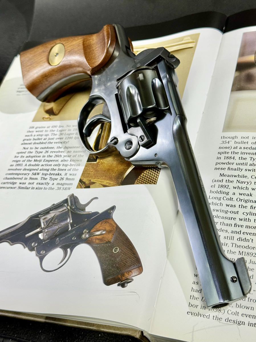 ブルーイング Enfield Revolver No.2 Mk1 Star マルシン発火式モデルガン 木製グリップ仕様 エンフィード ナンバー2 マーク1 スター HW_画像8