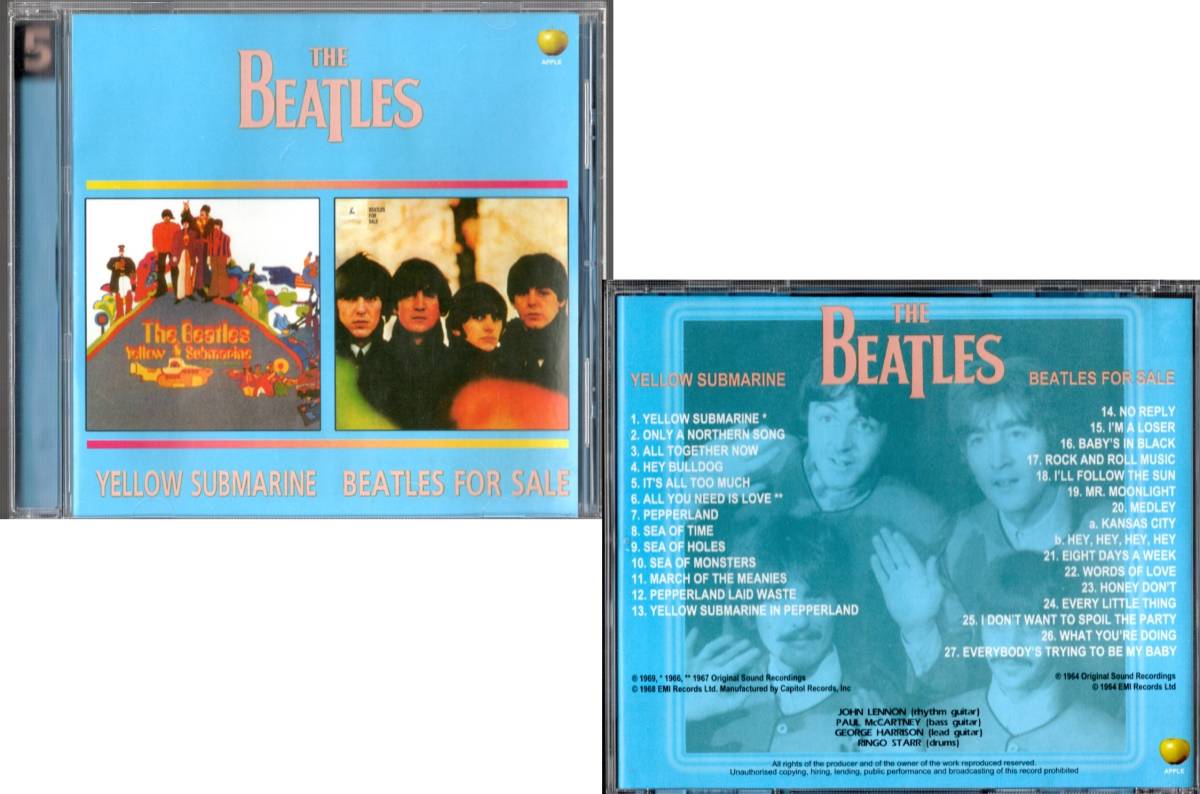 7CD【RUBBER SOUL/HELP! (2 in 1) ほか 12 Album (2000年製) 】Beatles ビートルズ_画像8