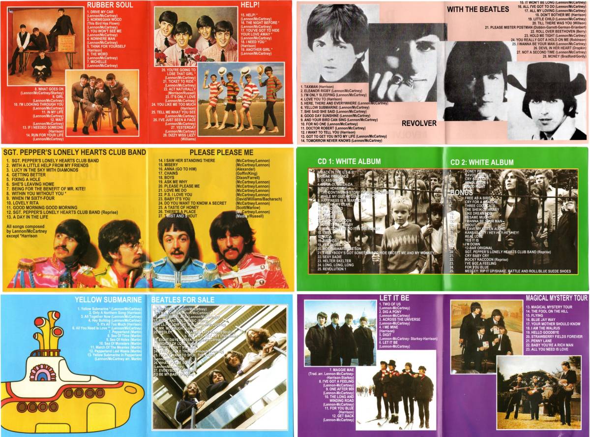 7CD【RUBBER SOUL/HELP! (2 in 1) ほか 12 Album (2000年製) 】Beatles ビートルズ_画像10