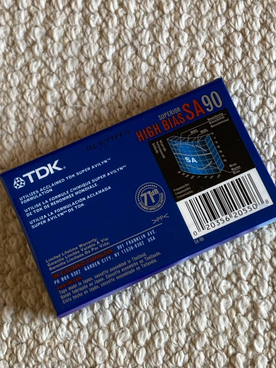 【新品・未使用】TDK SA90 クローム カセットテープ（TYPEⅡ）_画像2