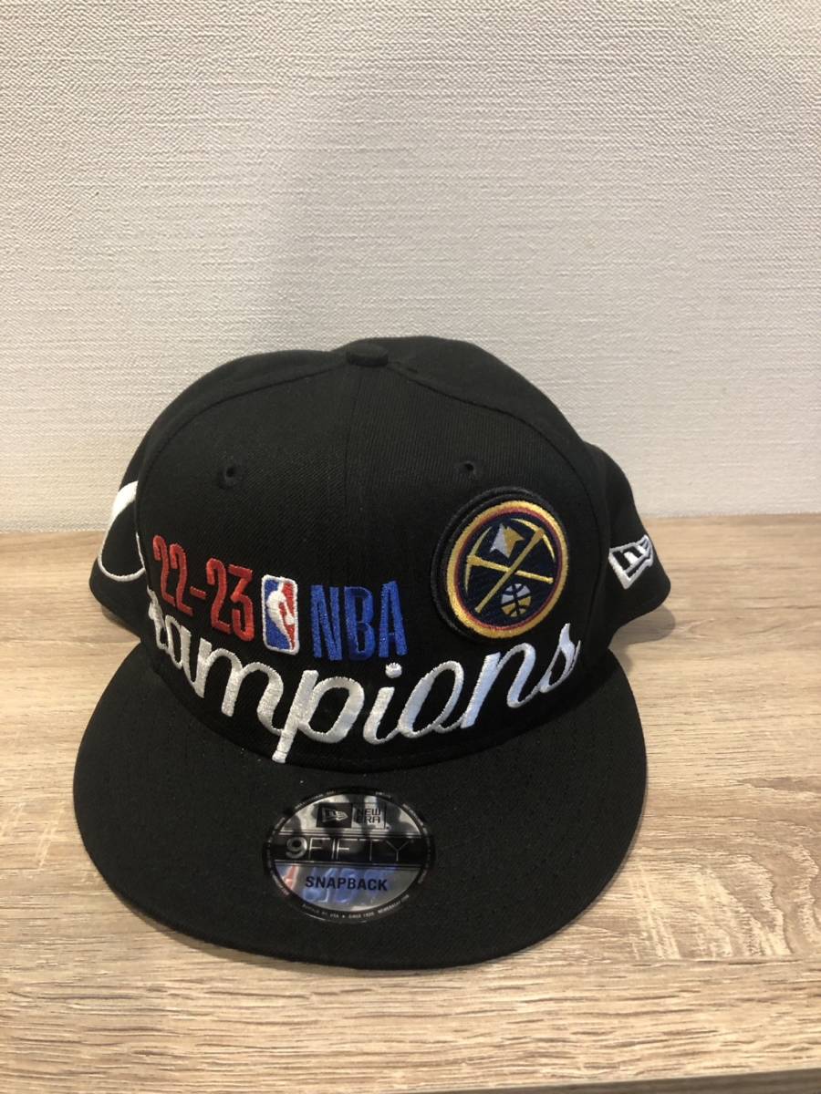 激レア　NEW ERA ニューエラ　NBA ファイナルチャンピオンモデル 9FIFTY デンバー ナゲッツ 2023 NBA 帽子　キャップ_画像1