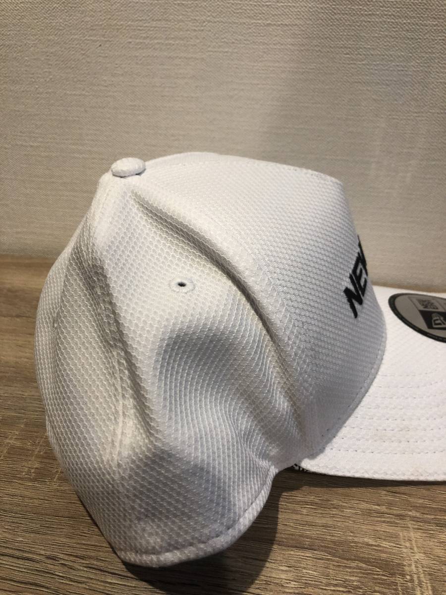 NEWERA ニューエラロゴ 白　ゴシック体　つばロゴ　フリーサイズ　ADJUSTABLE_画像3