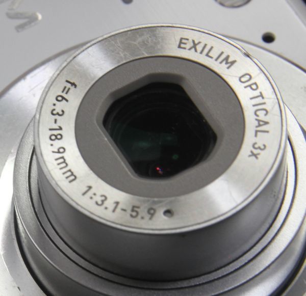 CASIO カシオ コンパクトデジタルカメラ EX-277 エクシリム 試写OK 電池付き 現状にて_画像2