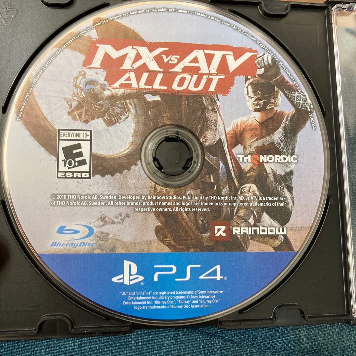 MX vs ATV All Out (輸入版:北米) - PS4 ケース無し