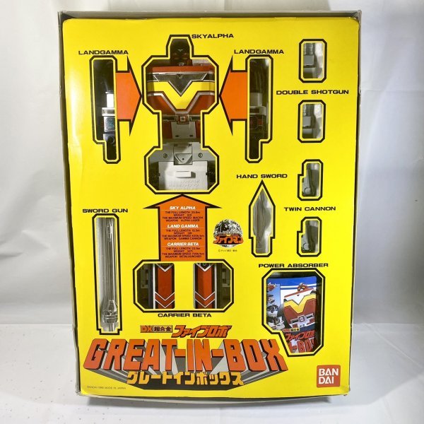 《美品》BANDAI/バンダイ/DX超合金/地球戦隊ファイブマン/ファイブロボ/GREAT-IN-BOX/グレートインボックス/EK06A05DK001_画像4