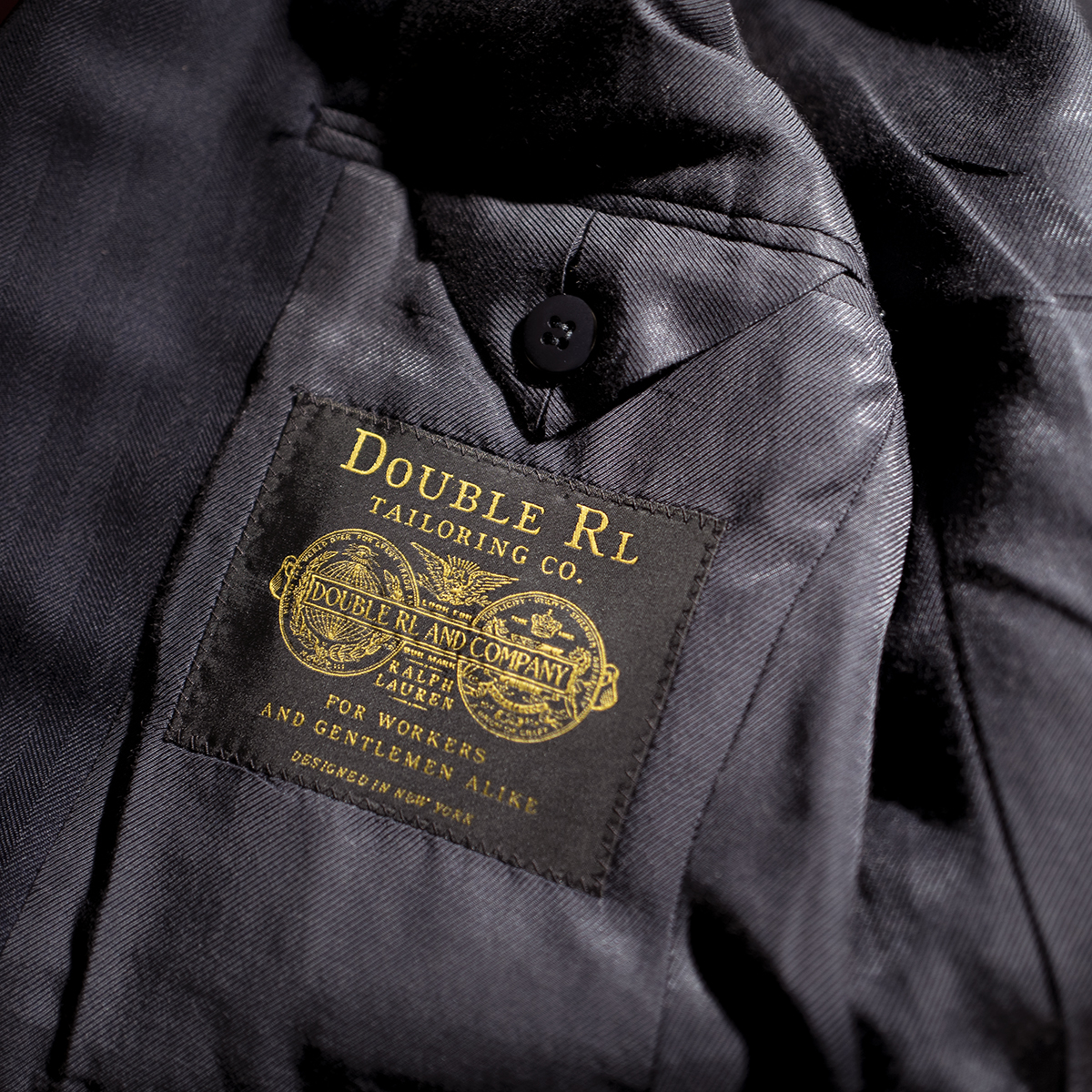 RRL ITALY製アーリースタイル NAVY BLAZER 紺ブレザー 36S 一級技能士職人 全解体直し極上FITアップデート済 検 XS デニム バッグ レザー _画像9