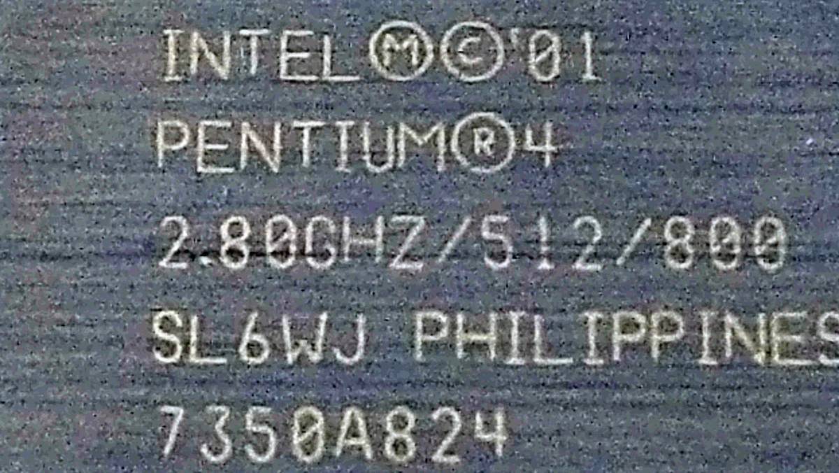 Gamesfamily P4-4P 3000In1 アップグレードパーツ Pentium 4 2.8GHz と PC3200 ( DDR400 ) 512MByteメモリ _画像3