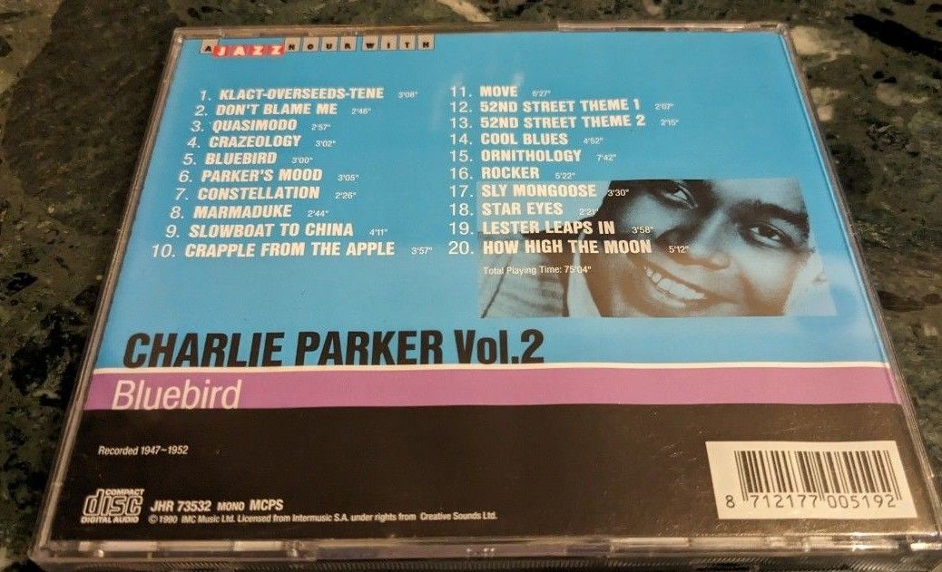 中古CD Jazz チャーリーパーカーBluebird/Parker Charlie