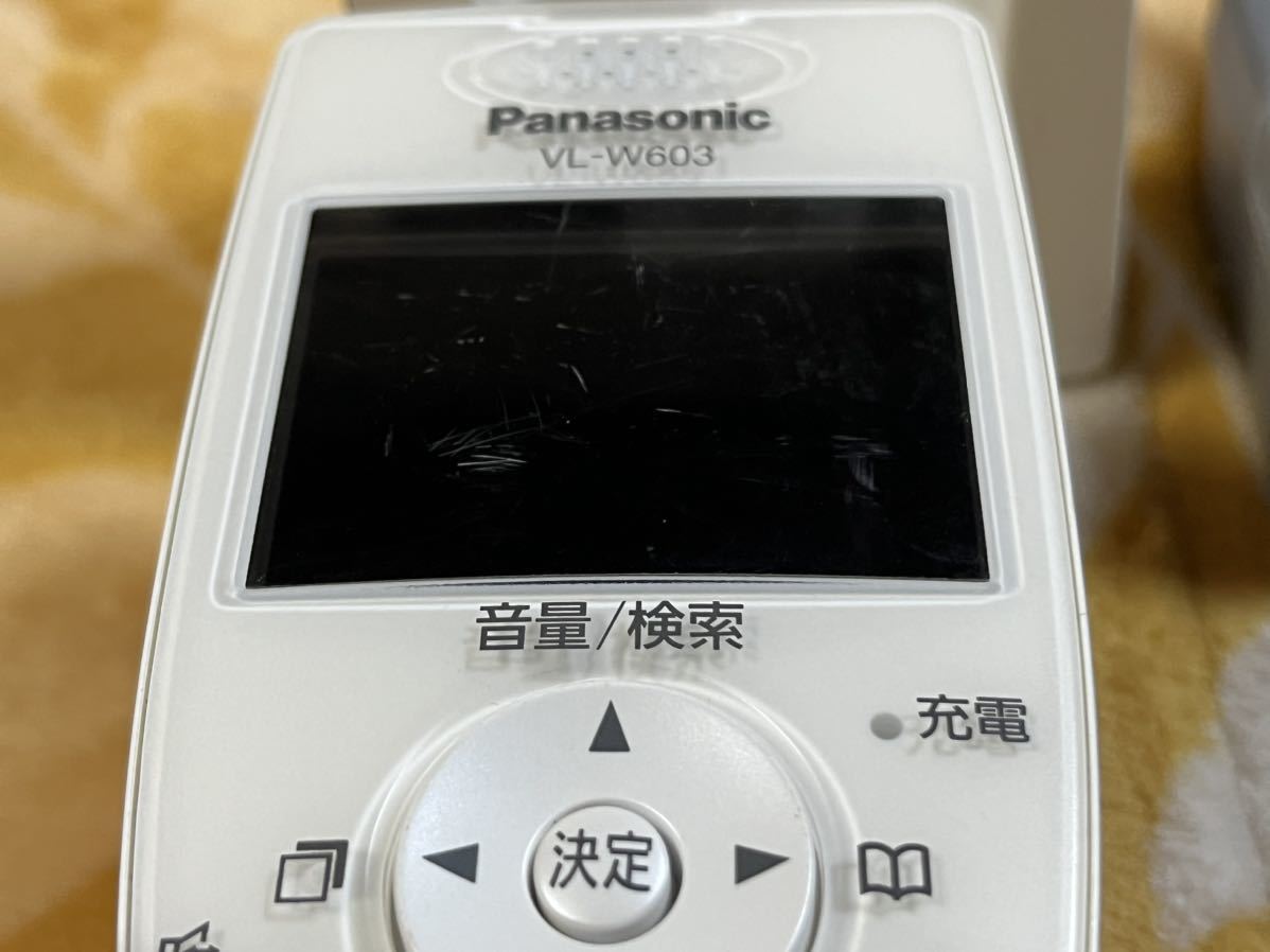 Panasonic パナソニック インターホン ワイヤレス子機VL-W603 動作良好_画像5