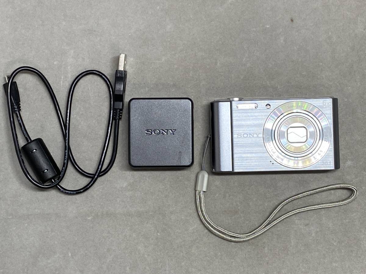 12＃C/3143　SONY ソニー Cyber shot DSC-W810コンパクトデジタルカメラ 20.1x MEGA PIXELS　現状/未確認　定形外510/60サイズ_画像2