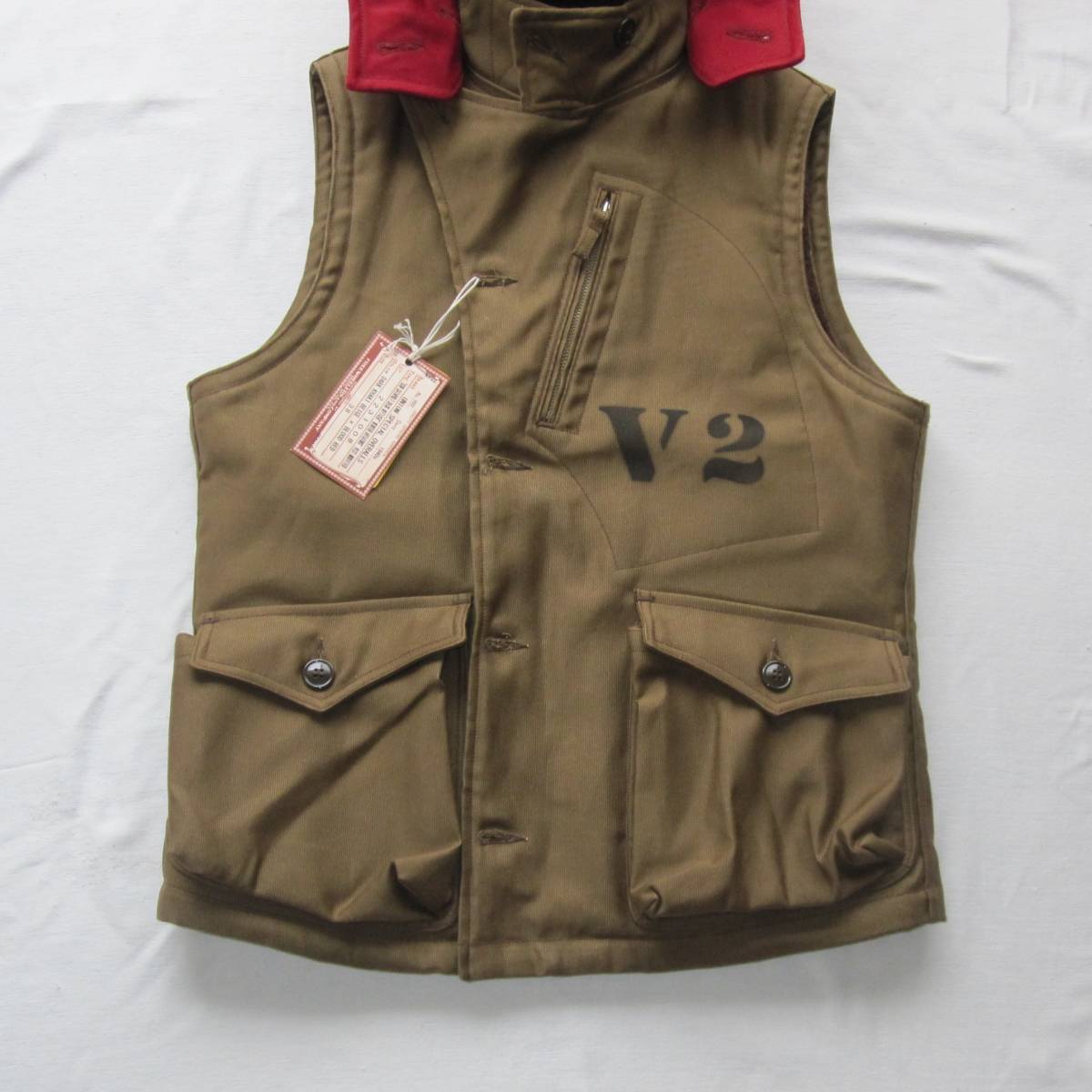 ☆新品 フリーホイーラーズ　WINTER AVIATORS VEST (38) カスタム / Freewheelers ウインターアヴィエイターズ ベスト_画像5