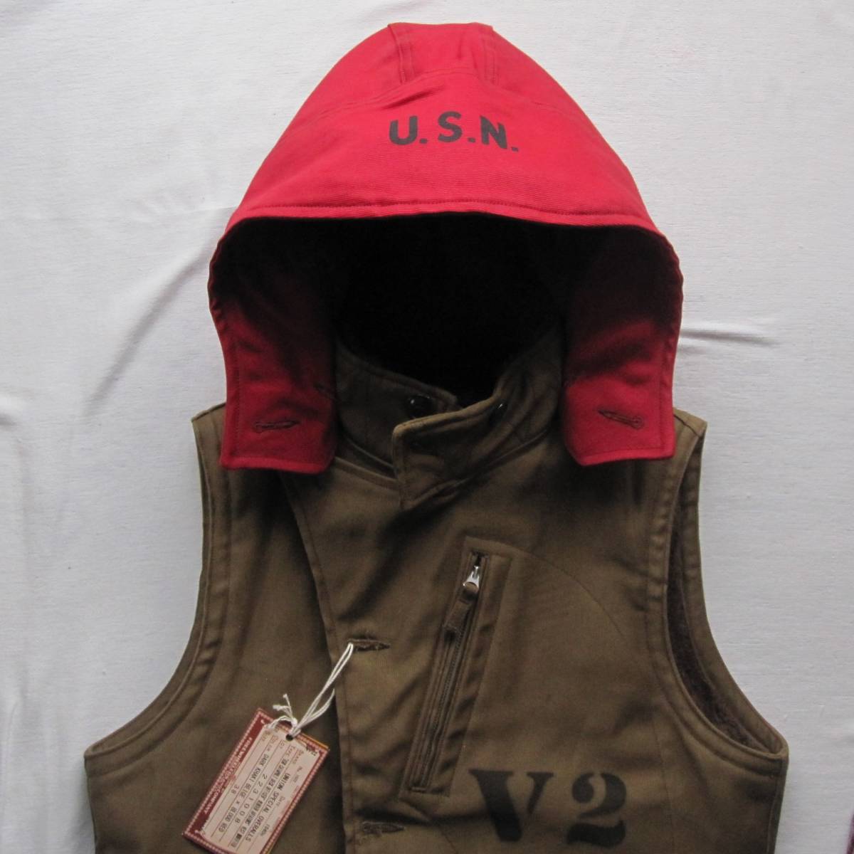 ☆新品 フリーホイーラーズ　WINTER AVIATORS VEST (38) カスタム / Freewheelers ウインターアヴィエイターズ ベスト_画像2