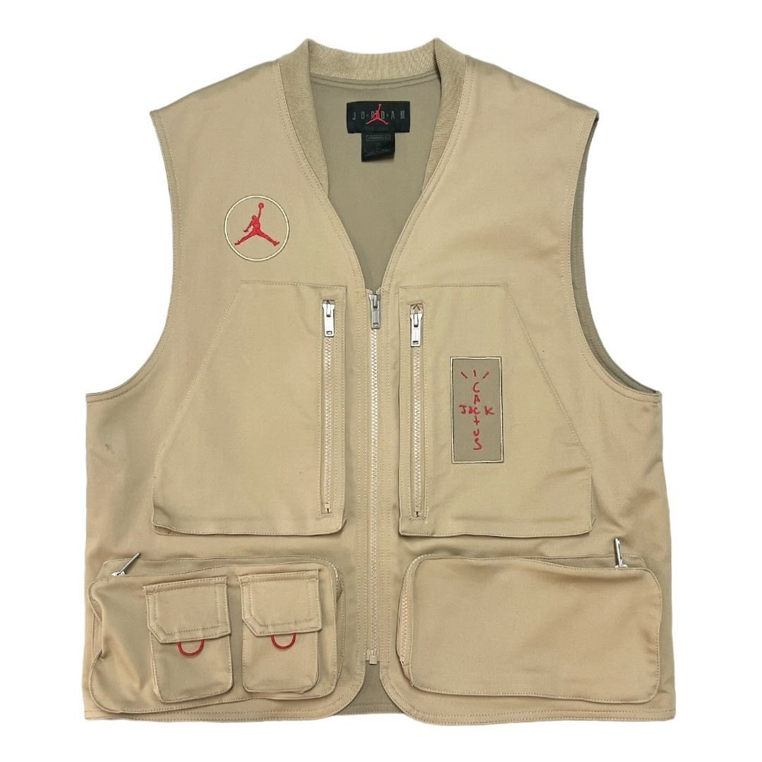 JORDAN BRAND ジョーダン　x CACTUSJACK Utility Vest ベージュ サイズ:L