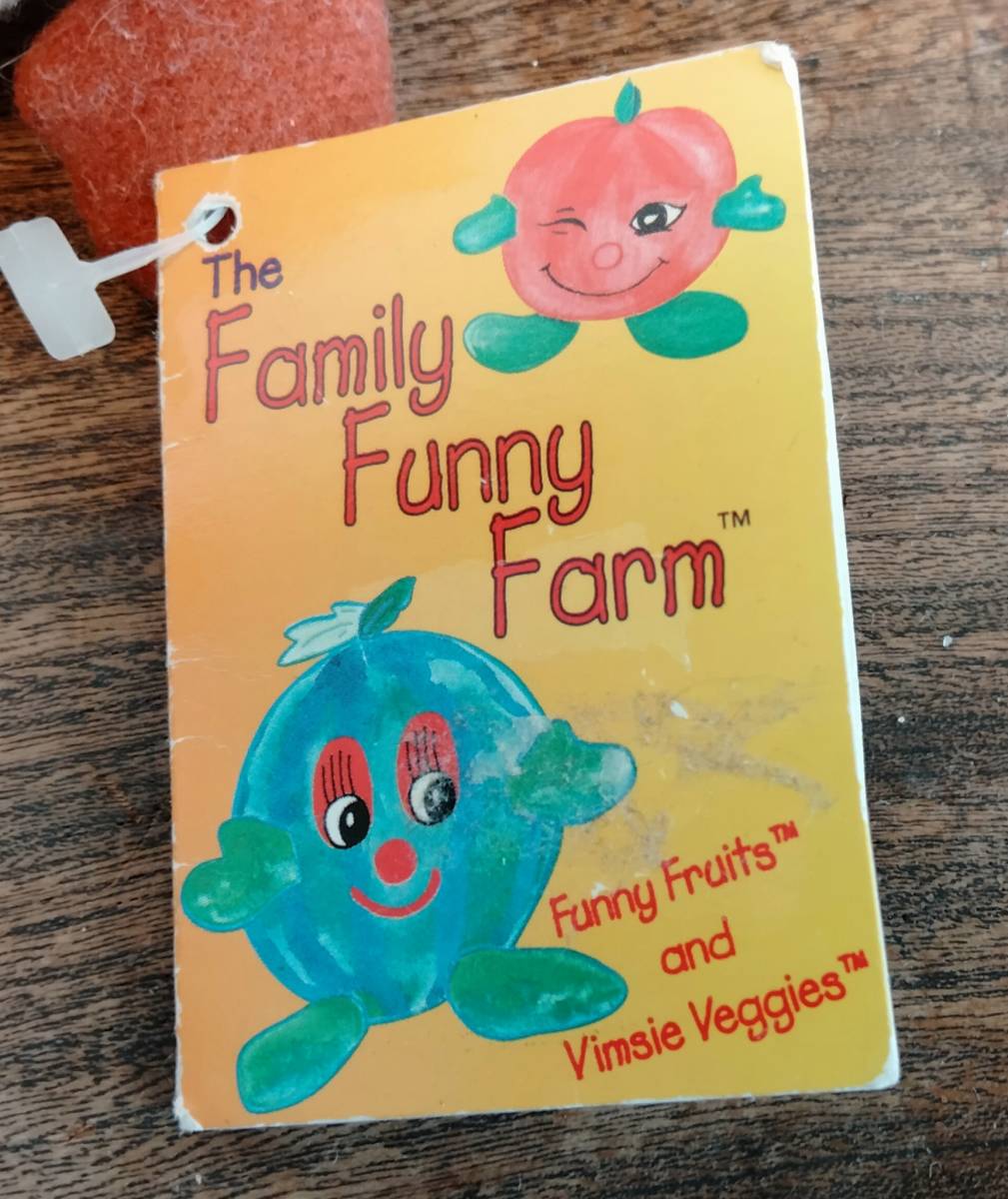 ★レア★The Family Funny Farm/ファミリーファニーファーム★ヴェジタブル・ぬいぐるみ・人形USA★Funny Fruits&Vimsie Veggies★即決★_画像3