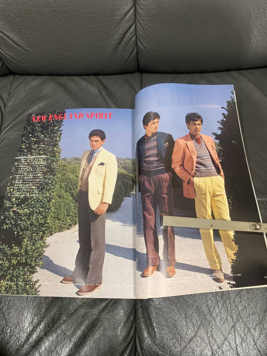 ★1981年★「MEN'S CLUB　11月号」NEW ENGLAND SPIRIT/英国思考のアメリカン・トラディショナル/ラルフ・ローレン （デスク下保管）_文鎮は付属しません