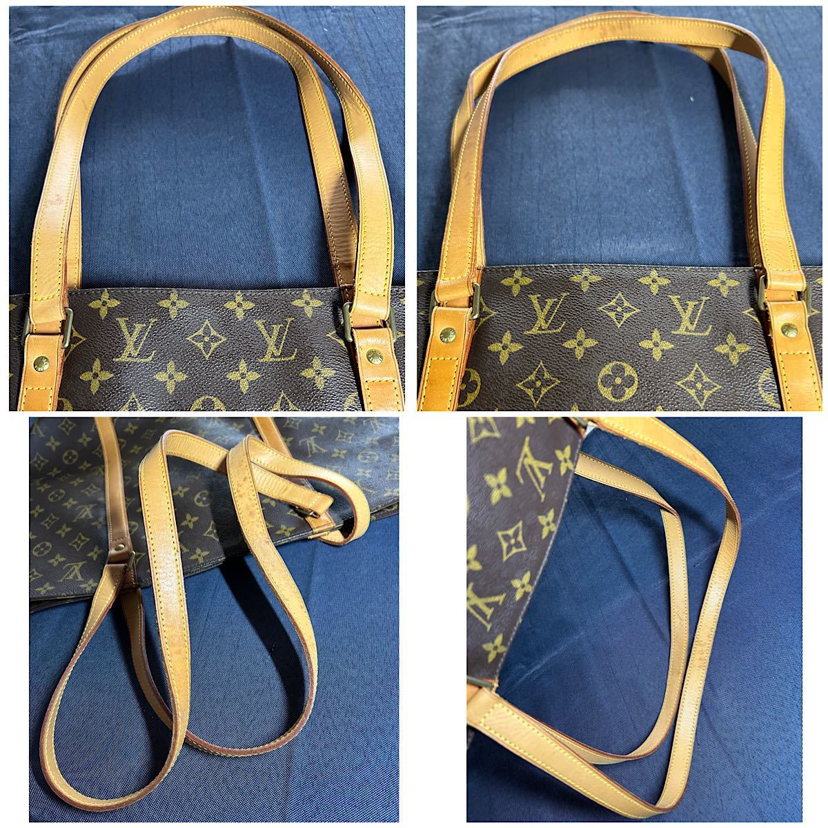 LOUIS VUITTON ルイヴィトン モノグラム トートバッグ サックショッピング ショルダーバッグ MB0031_画像8