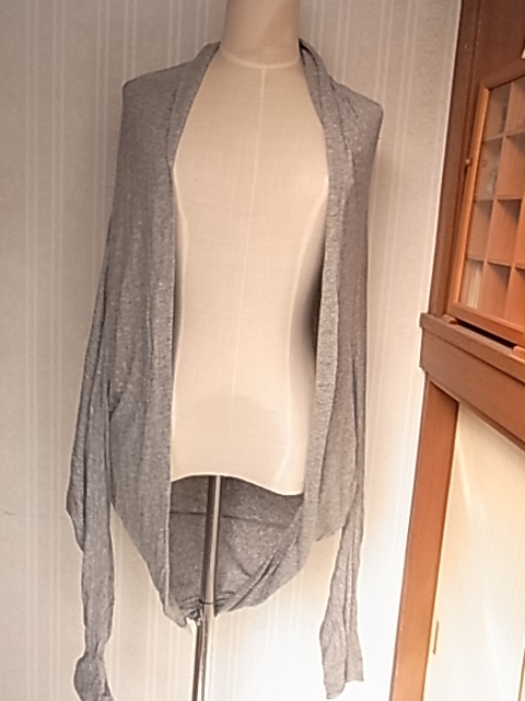 ROSE　BUD　ローズバッド　グレーカラー　長袖モモンガカーデガン　カーディガン　cardigan　サイズF