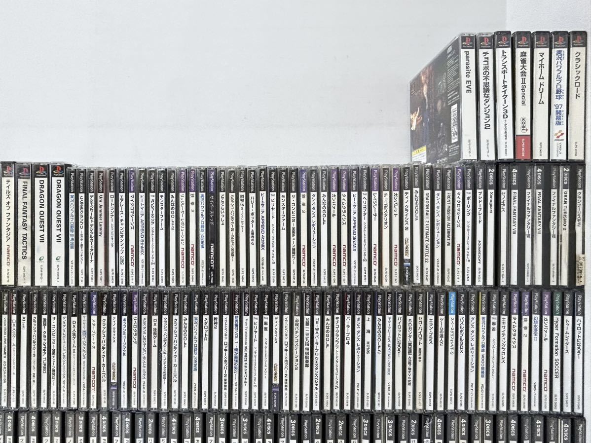 C ジャンク！1円〜 PS ゲームソフト 計297本 約42kg PlayStation まとめ 大量 未確認/ドラクエ/ファイナルファンタジー/ガンダム/他_画像3