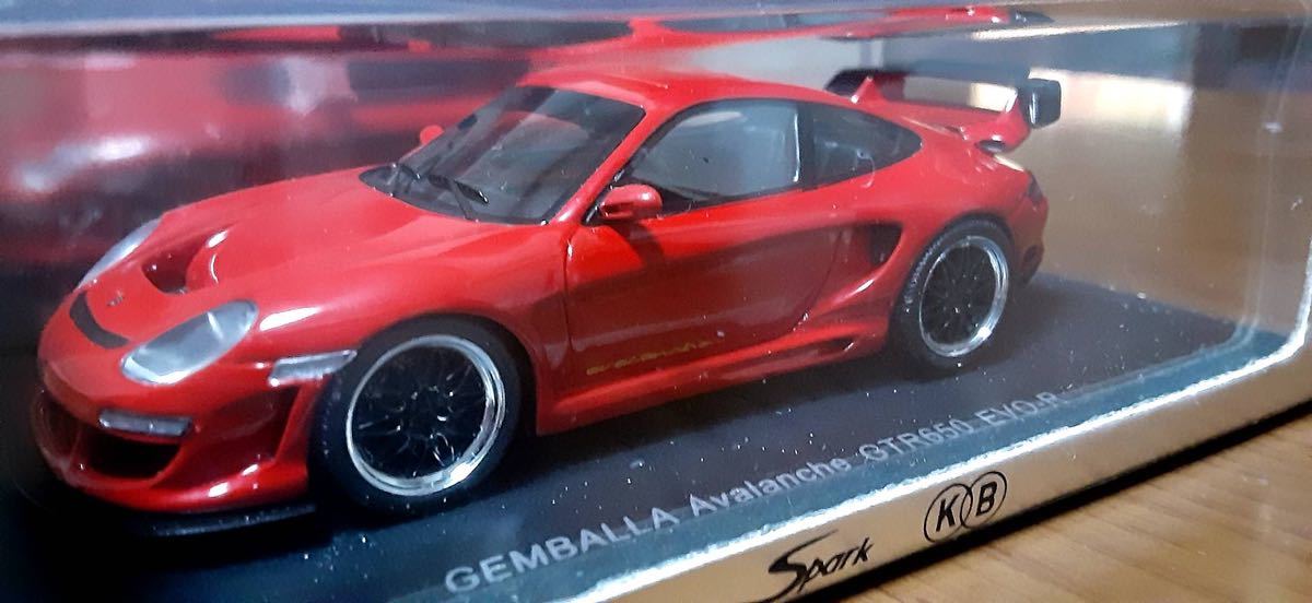 Spark スパーク　GEMBALLA Avalanche GTR650 EVO-R ゲンバラ　アバンチェ　 ポルシェ　　1/43_画像3