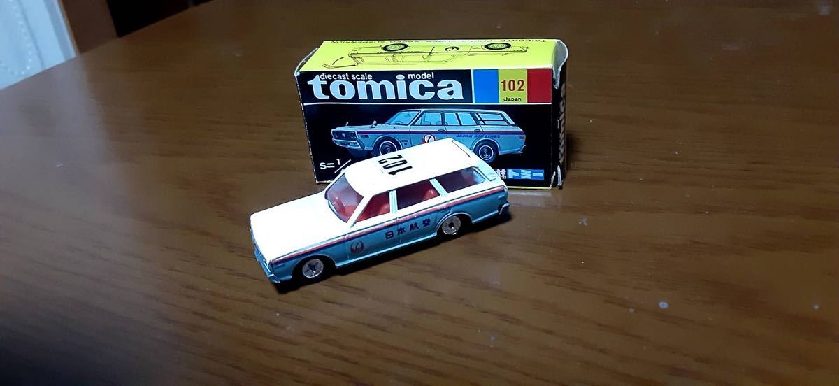 トミカ 黒箱 JAL CEDRIC LUMP CAR セドリック ランプカー No.102 1/65