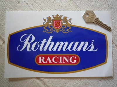 ◆送料無料◆ 海外 Rothmans Red Racing with Gold Outline ロスマンズ 200mm ステッカー シール_画像1